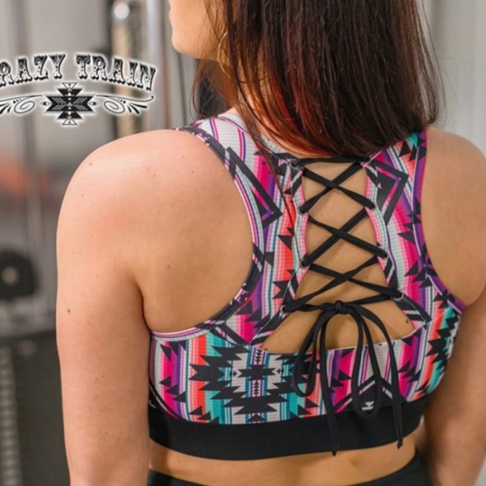 Crazy Train Sports Bra NWT